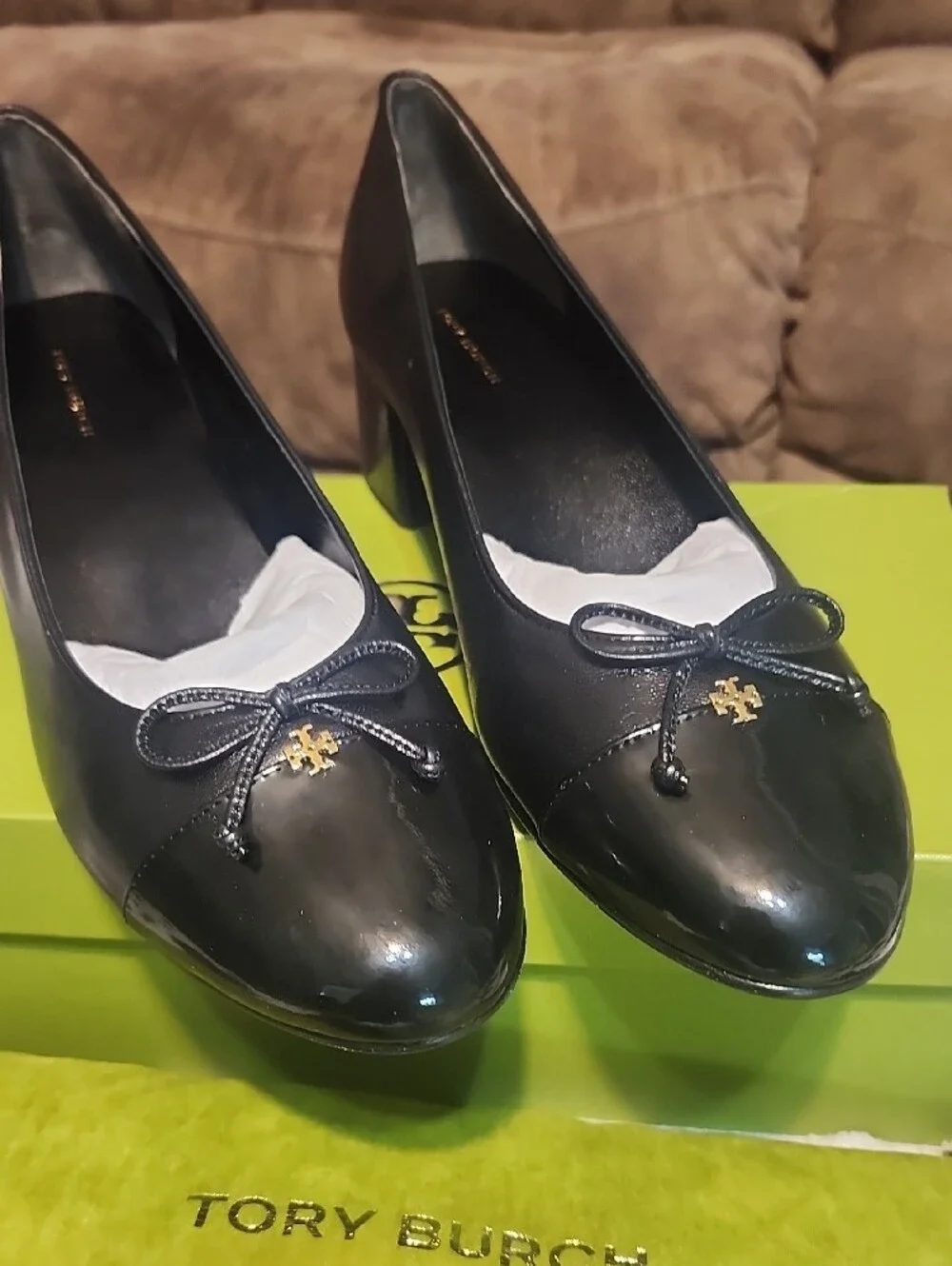 Tory Burch Cap-Toe Pump 45mm Goat Leather